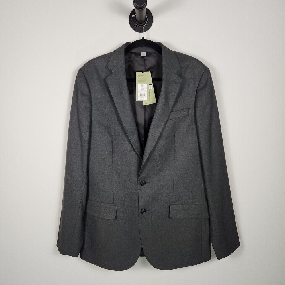 Men's Slim Fit Suit Jacket - Goodfellow & Co Charcoal Gray 38L NWT